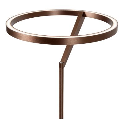 Lucide APPLAUSE - Floor lamp - Ø 33 cm - LED Dim. - CCT - 2700K/4000K - Coffee - Premium